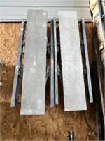 2 Aluminum work platforms