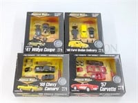 (4) AMERICAN MUSCLE DIECAST CARS