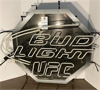 "Bud Light" "UFC" Octagon Neon Sign