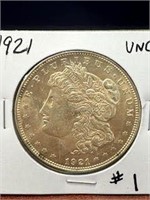 1921 Morgan Dollar - UNC