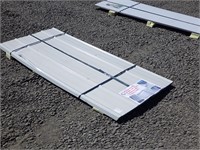 8'x3' White Metal Roof Panels