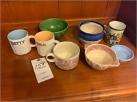 group of misc. bowls and cups