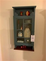 painted decorator wall hanging cabinet