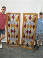 LEADED STAINED GLASS WINDOWS
