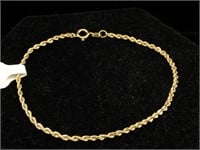 14K gold Bracelet 7 "