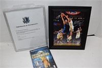 Dirk Nowitzki Autograph with COA, 2011 DVD