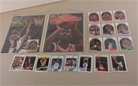 Basketball Cards & 2 Magazines