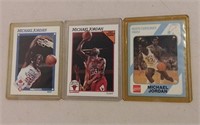 Three Michael Jordan Cards