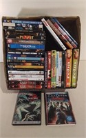 Box Of DVD'S Incl. A Few Blu-Rays