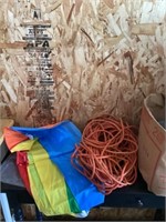 Beachball extension cord and caulking