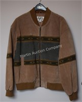 (B2) Skully Size L Genuine Leather Jacket Style 2