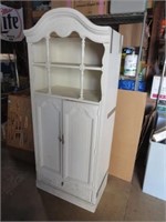 *LPO* Large Wood Cabinet w/Shelves & a Drawer