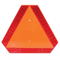 Slow Moving Vehicle Safety Sign with Reflector