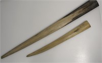 PAIR OF BALEEN PLATES/TEETH