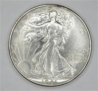 1941 d AU-BU Walking Liberty Half Dollar $34CPG
