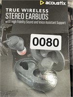 ACOUSTIX EARBUDS RETAIL $20