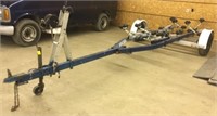 Single axle boat trailer with title