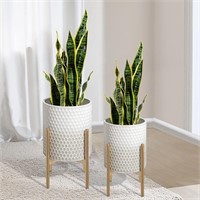 $106 Mid Century Planters for Plants Set of 2