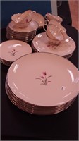 37 pieces of Franciscan china, Carmel pattern,