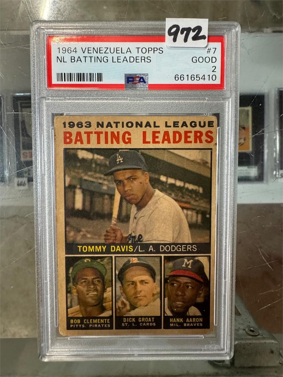 1964 Topps Venezuelan - NL Batting Leaders