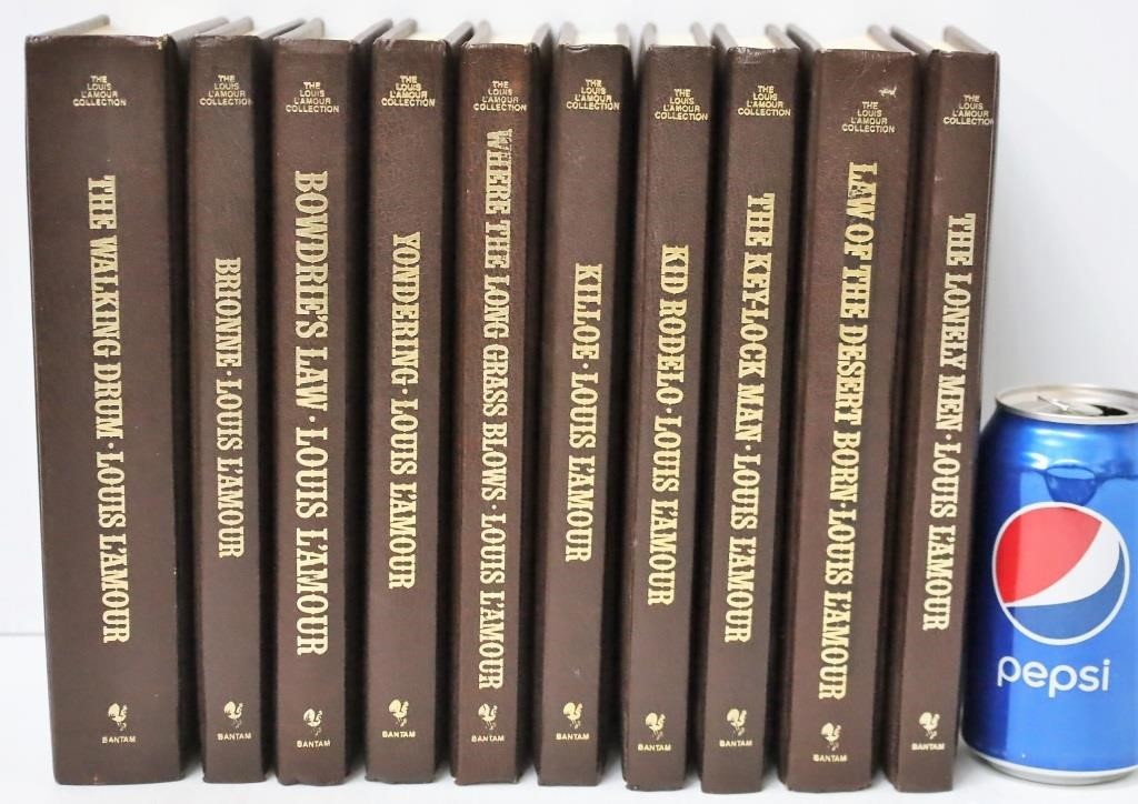 Louis L' Amour Collection Leatherette Books Auctions