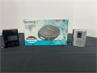 Classic Sony Electric Discman, Cassette Recorders