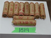 10 Rolls of Canadian Pennies