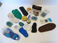 Lot of Misc. Shoe Items - Sole Inserts Wax &