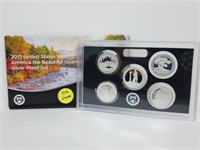 2013 Amer the Beautiful 90% Silver Quart Proof