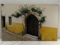 30x20in Signed “The Roses of Obidos” Portugal