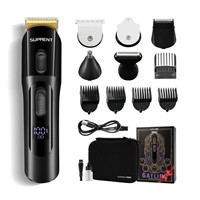 SUPRENT Beard Trimmer for Men - 16 Pieces All-in-O