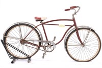 SCHWINN Red & Chrome 2 Speed Bicycle