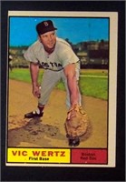 1961 Topps #340 Vic Wertz