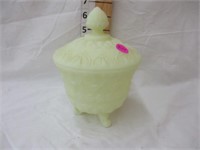 Fenton covered candy dish