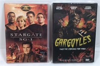New Open Box Stargate SG 1 & Gargoyles DVD’s