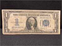 1934 $1 Silver Certificate Funny Back