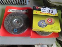 4x6" Wire Wheels & grinding Wheel