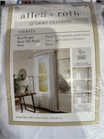 ALLEN + ROTH LIGHT FILTERING CURTAINS RETAIL $30