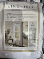 ALLEN + ROTH LIGHT FILTERING CURTAINS RETAIL $30