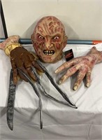 Freddy Adult Costume Mask & Hands
