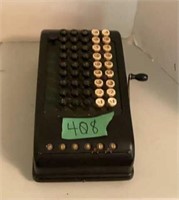 Vintage adding machine