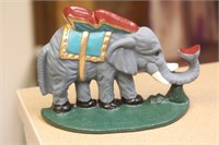 Cast Iron Elephant Door Stopper