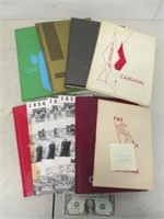 Lot of 1940s-1960s Middleton Cardinal Yearbooks