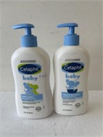 2 cetaphil baby lotion wash and shampoo 13oz