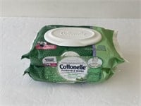 2 packs of 42 cottonelle wet wipes