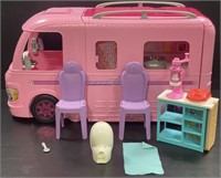 2016 Mattel Barbie Pink Dream Camper Compact