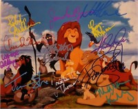 The Lion King cast signed photo
