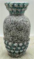 Italian drip glass vase