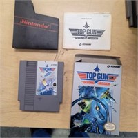 NES Top Gun Second mission Complete in Box