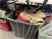 LARGE LOT OF SHOES / CLOTHES MISC
